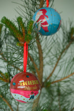 Indlæs billede til gallerivisning Rød Julekugle Med CuBon