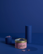 Indlæs billede til gallerivisning Tin violet round drops - 150 gr.