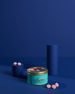 Indlæs billede til gallerivisning Tin rose round drops - 150 gr.