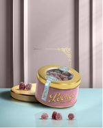 Indlæs billede til gallerivisning Rund æske med blåbærgelé - 150 gr.