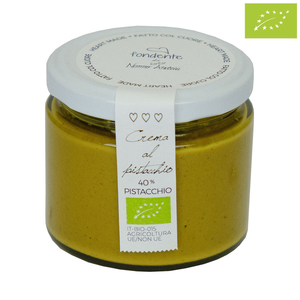 Pistachio organic cream 200 gr. foodsofitaly.dk