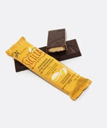 Indlæs billede til gallerivisning SICILIA Mini Mørk Chokolade Bar Med Pistachie Fyld- 30 gr.