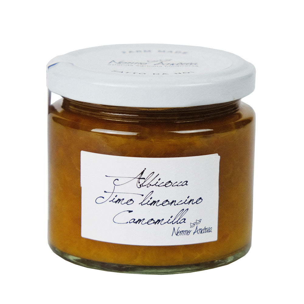 Apricot, Limoncino Thyme & Chamomile Marmalade - 210 gr.