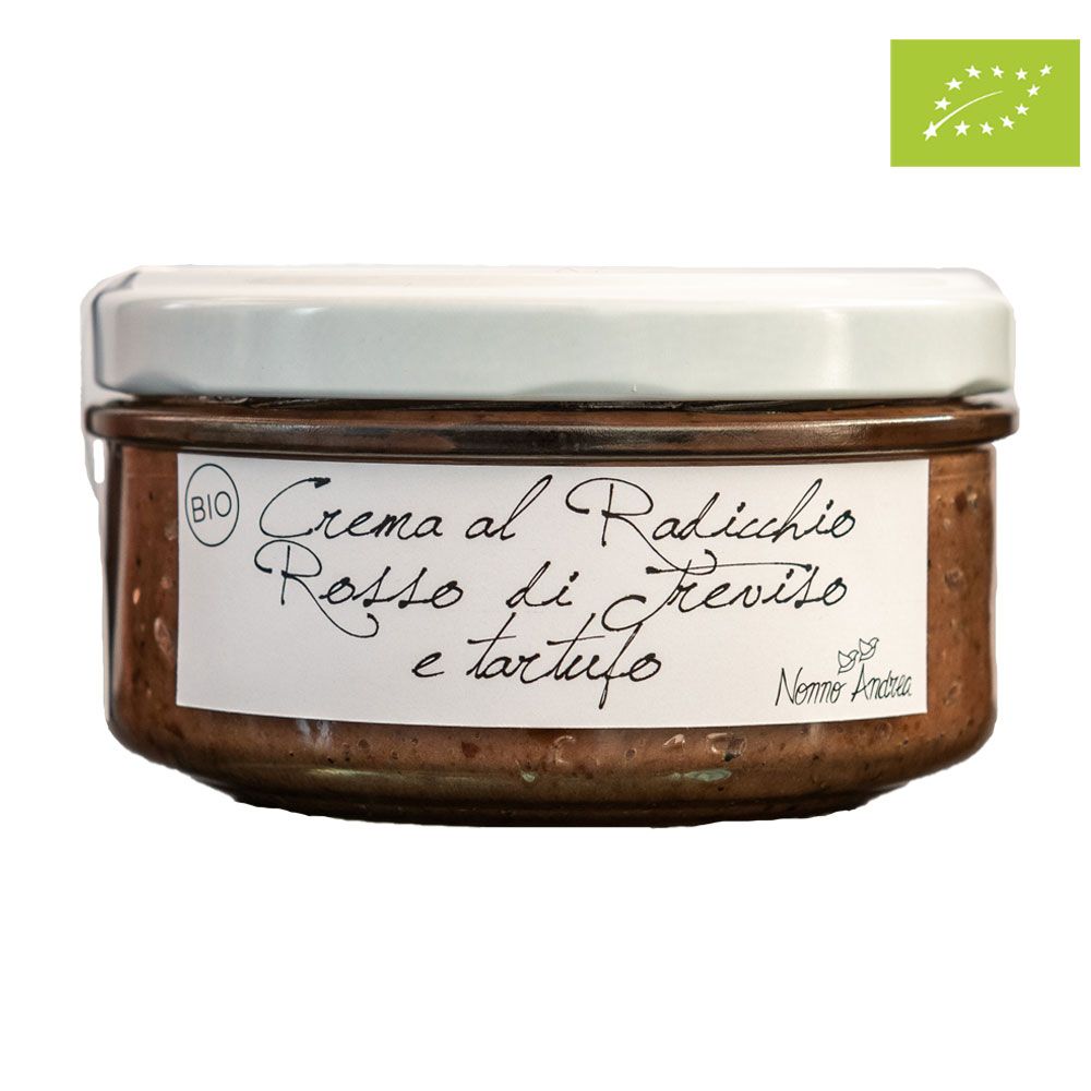 Organic Treviso red radicchio and truffle spread - 150 gr. - 03/24
