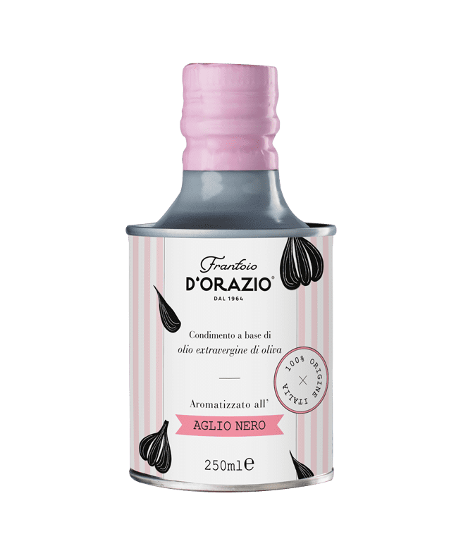 Black Garlic Infused Extra Virgin Olive Oil - 250 ml.