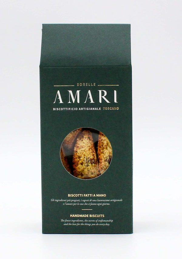 Pistachio Cantucci høj æske - 200 gr.