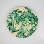 Indlæs billede til gallerivisning Dinner plate MARBLE green
