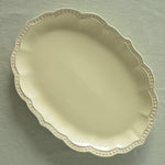 Load image into Gallery viewer, Ovalt fad fra Nicola Fasano Mariposa creme 44 cm
