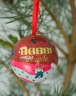 Indlæs billede til gallerivisning Rød Julekugle Med CuBon
