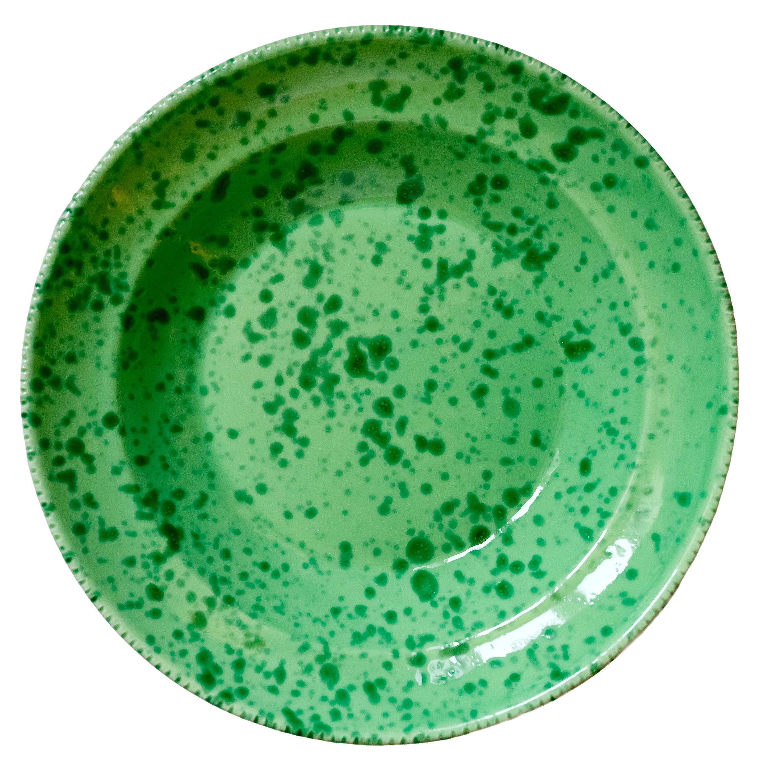 Salat Skål MACCHIETTATO grøn - 34 cm.