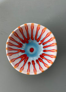 Teo farverig skål #102 - 12 cm