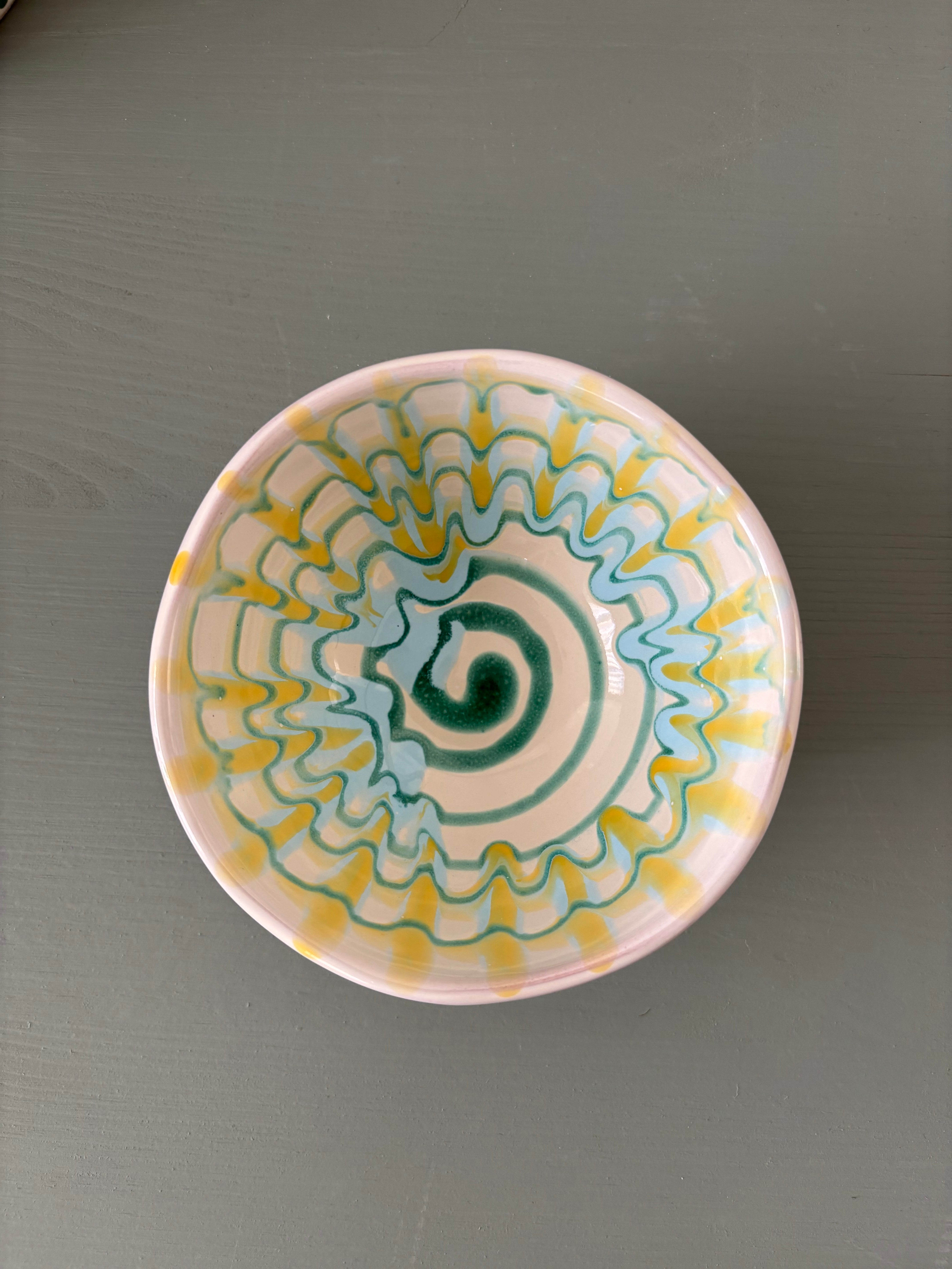 Teo farverig skål #140 - 12 cm