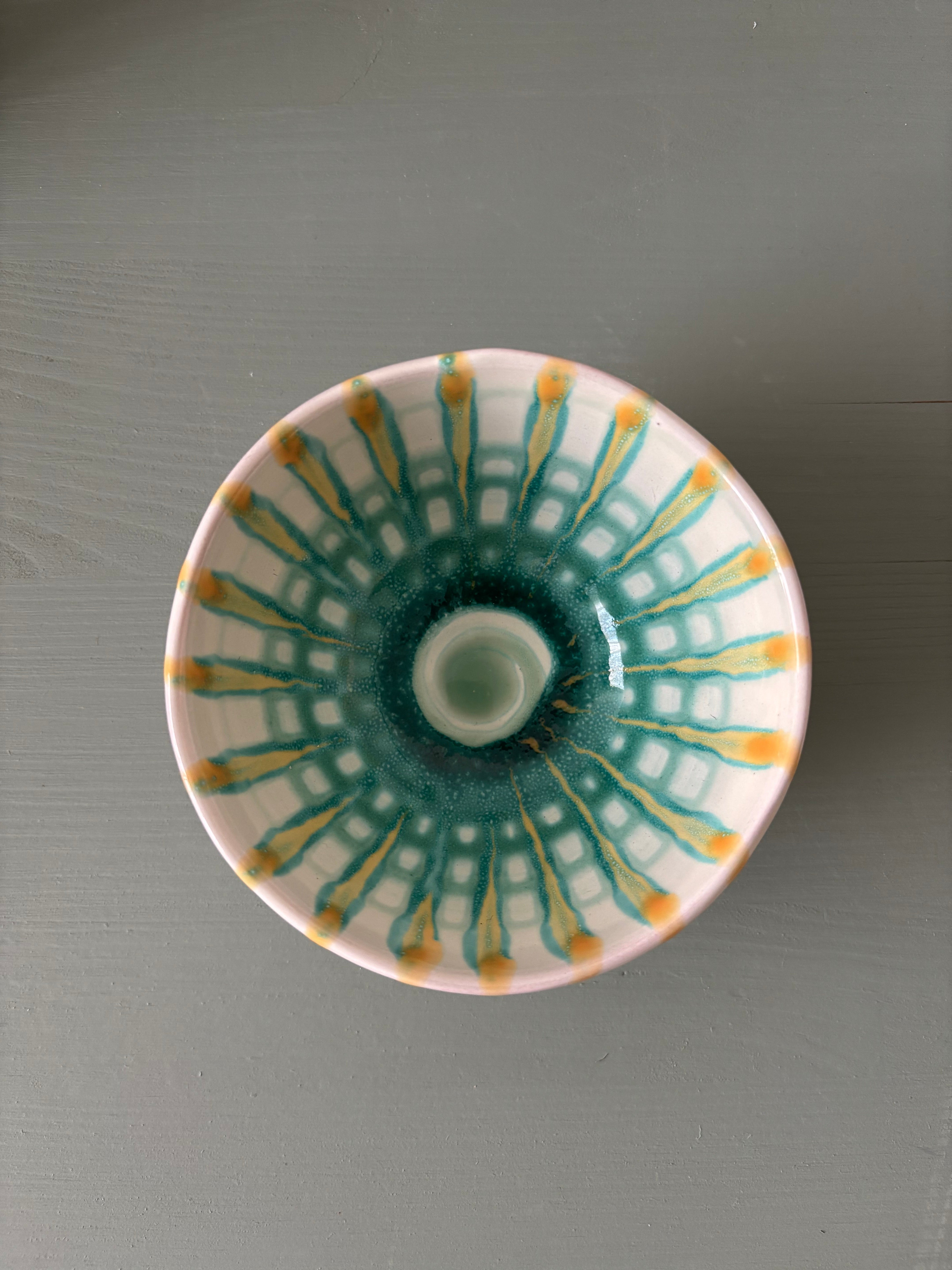 Teo farverig skål #146 - 12 cm