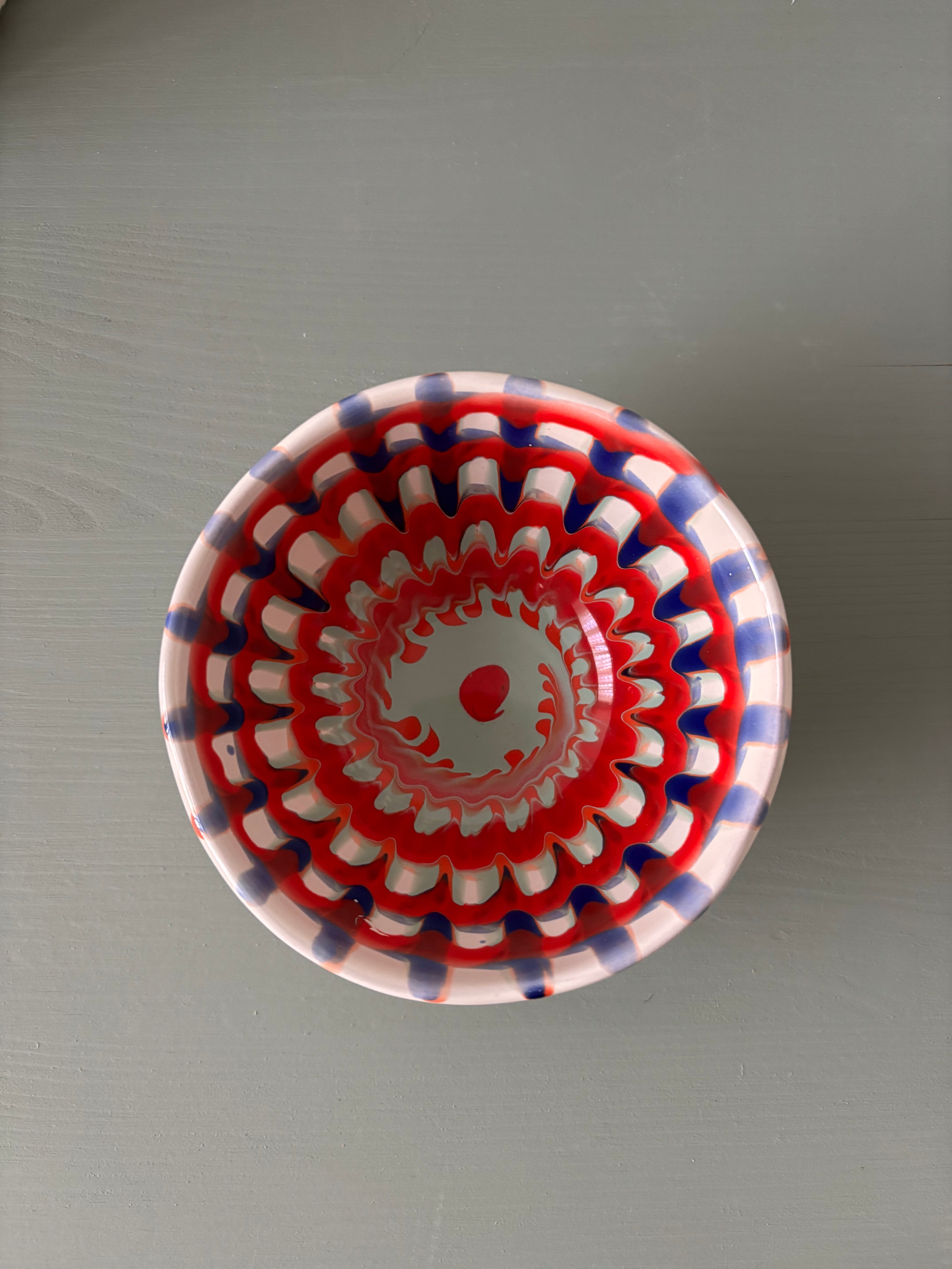 Teo farverig skål #149 - 12 cm