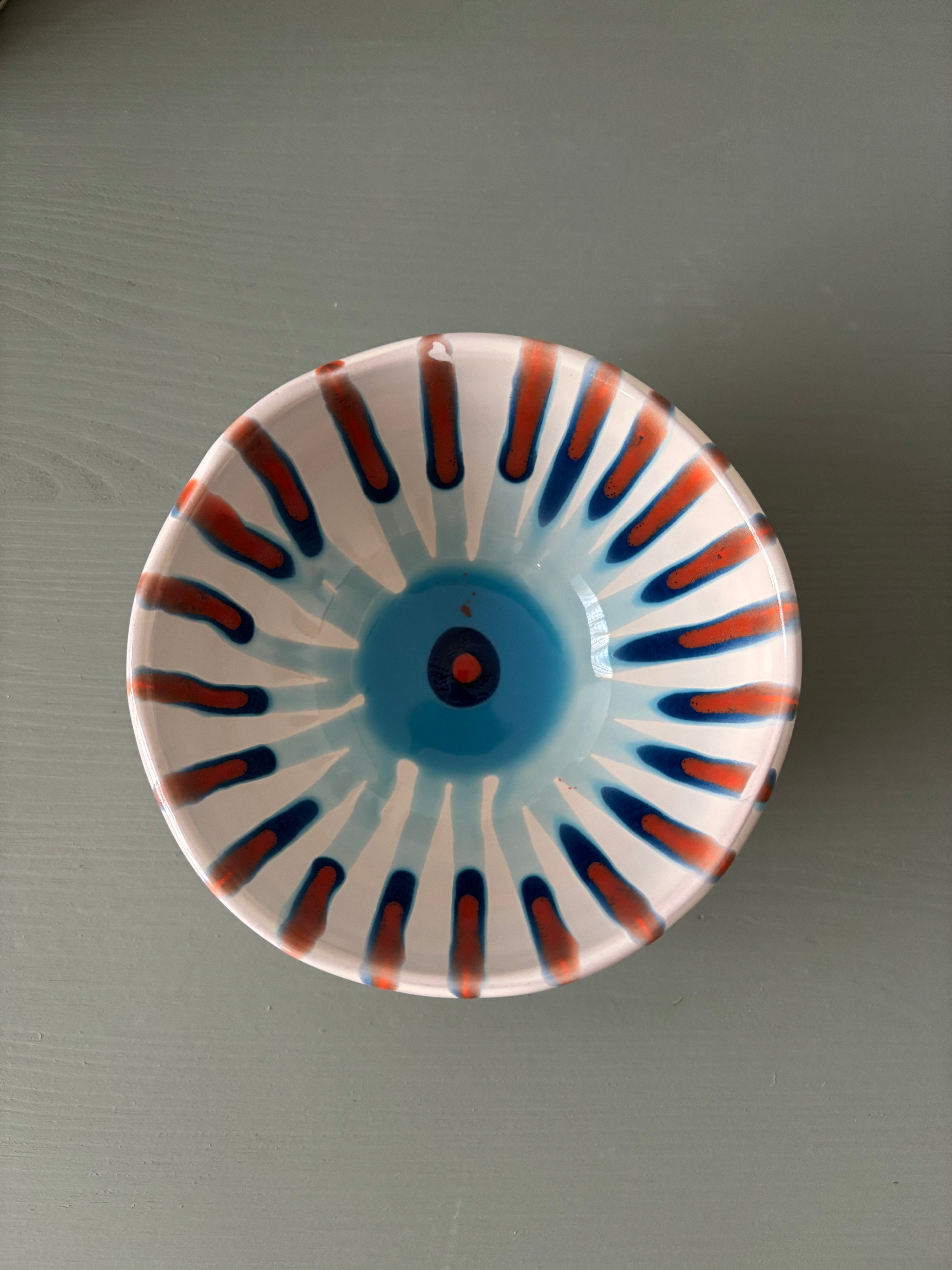 Teo farverig skål #151 - 12 cm