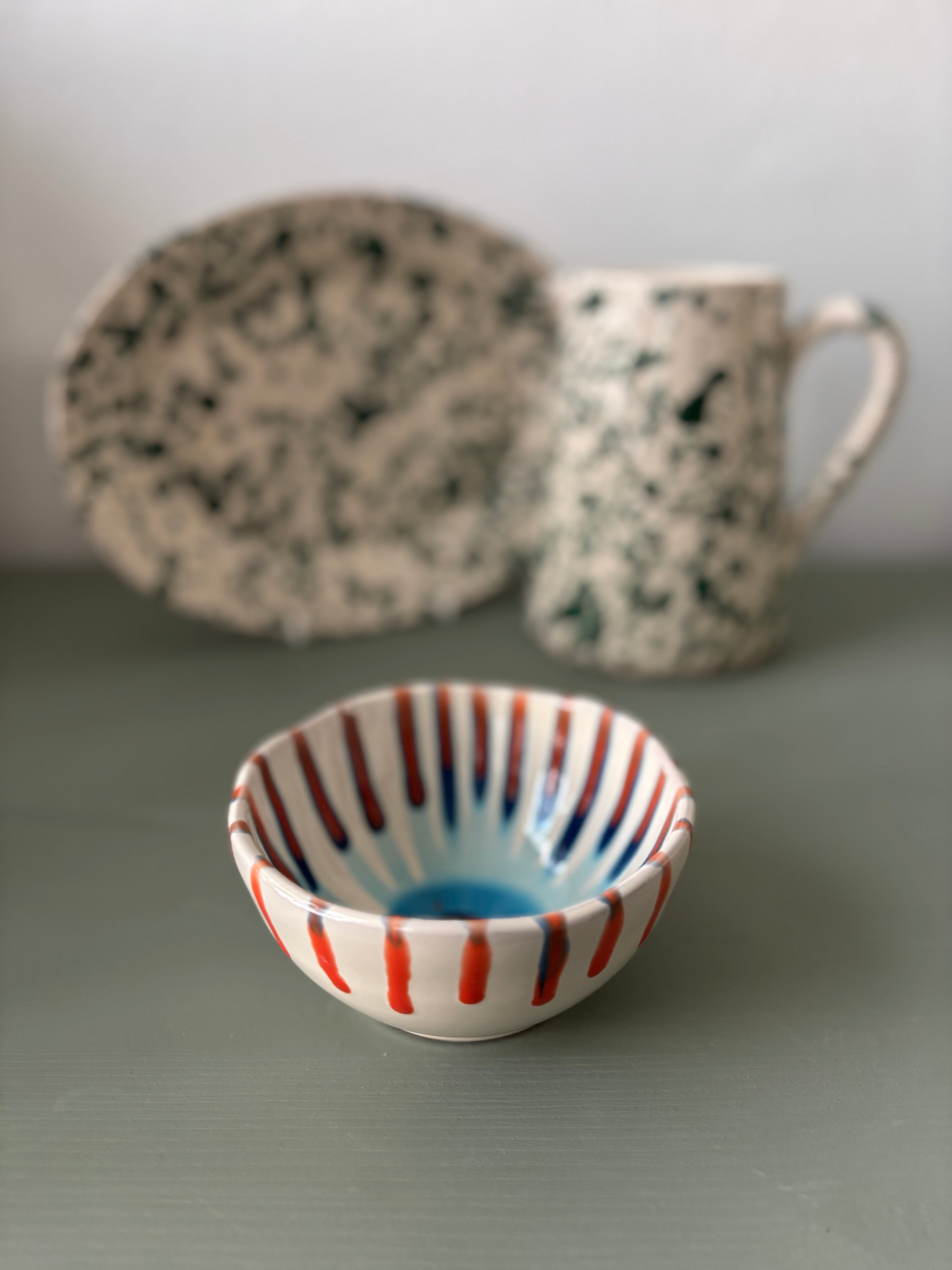 Teo farverig skål #151 - 12 cm