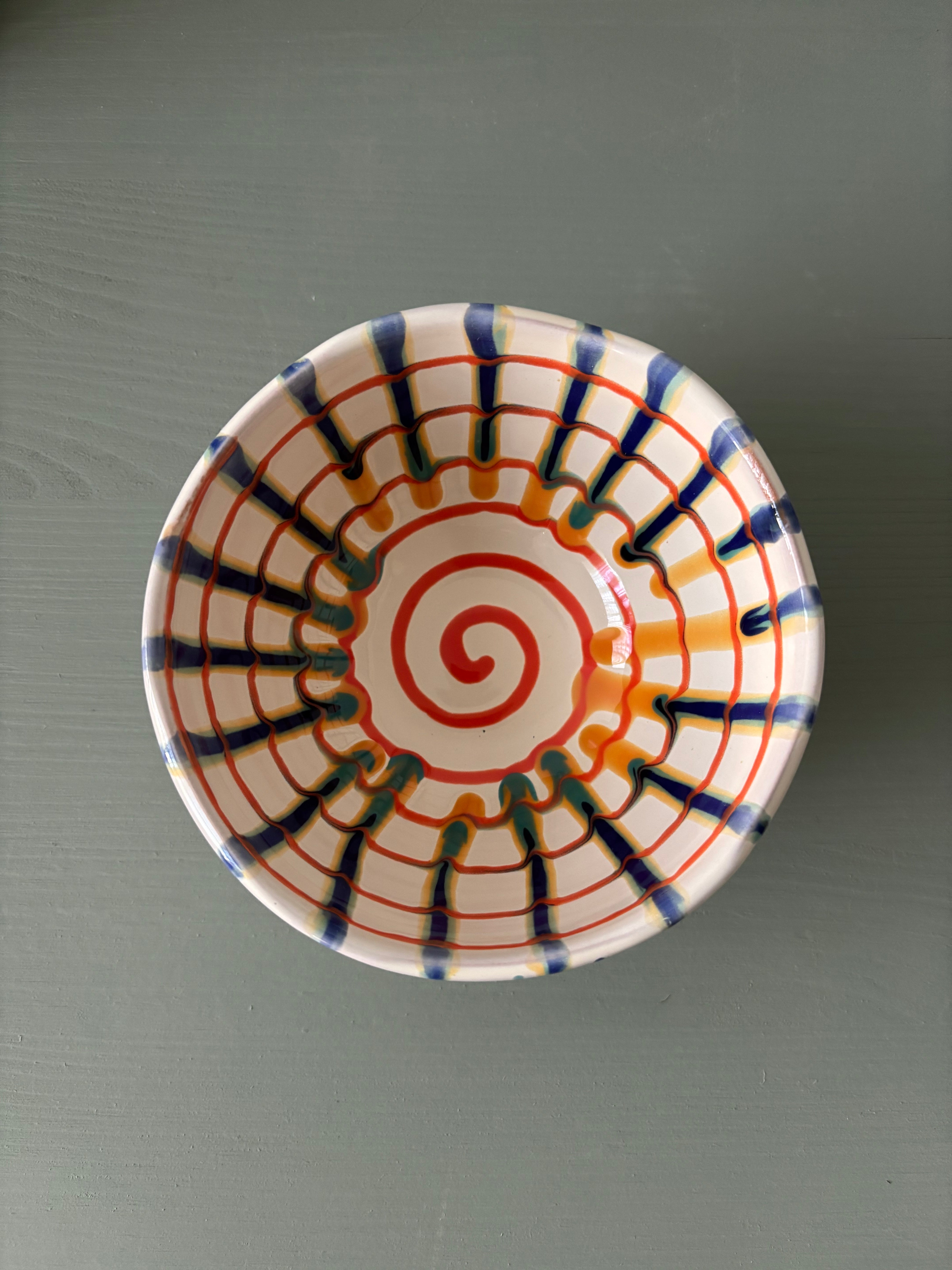Teo farverig skål #152 - 12 cm