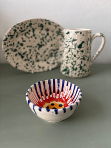 Teo farverig skål #153 - 12 cm