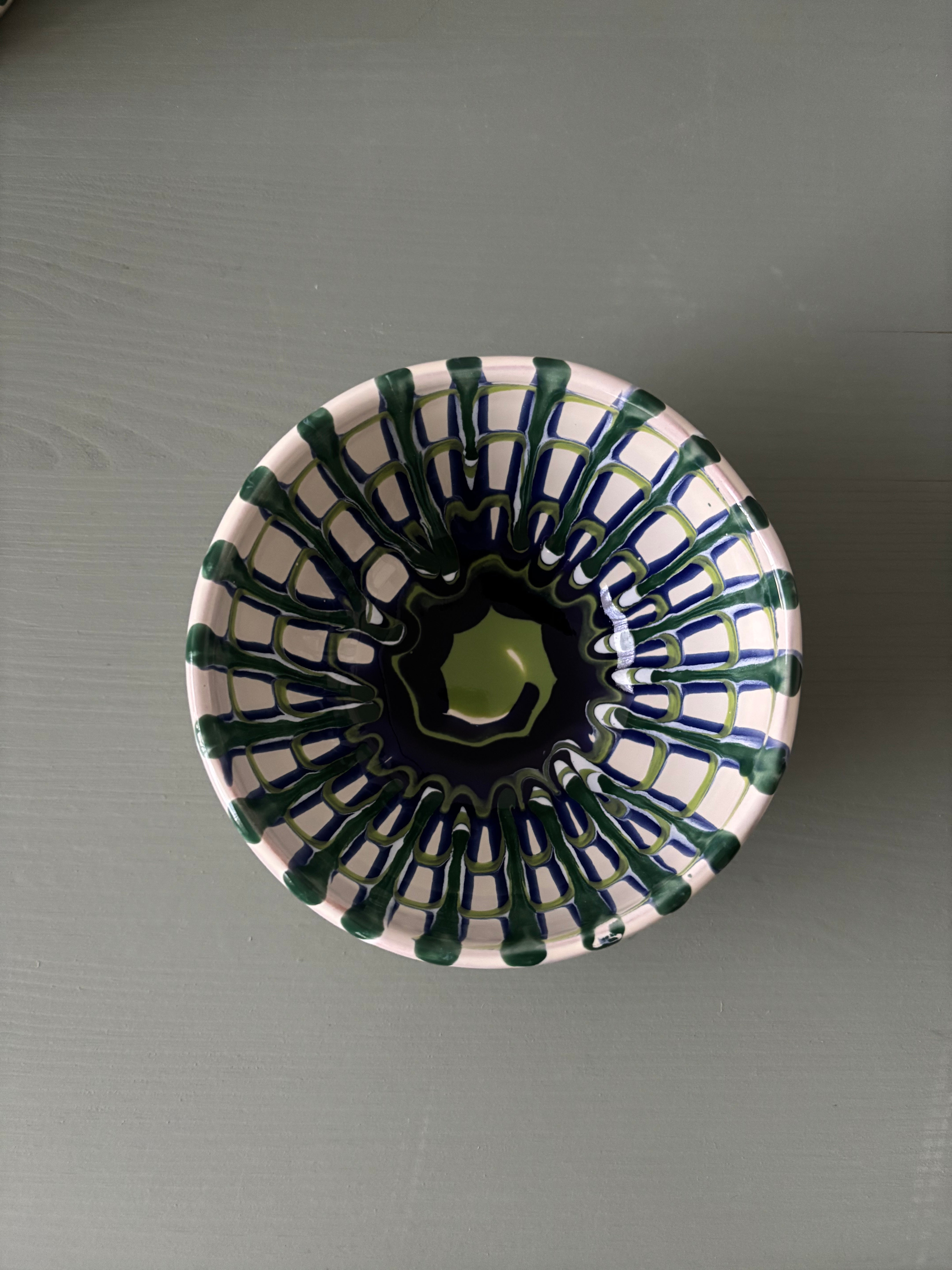 Teo farverig skål #157 - 12 cm