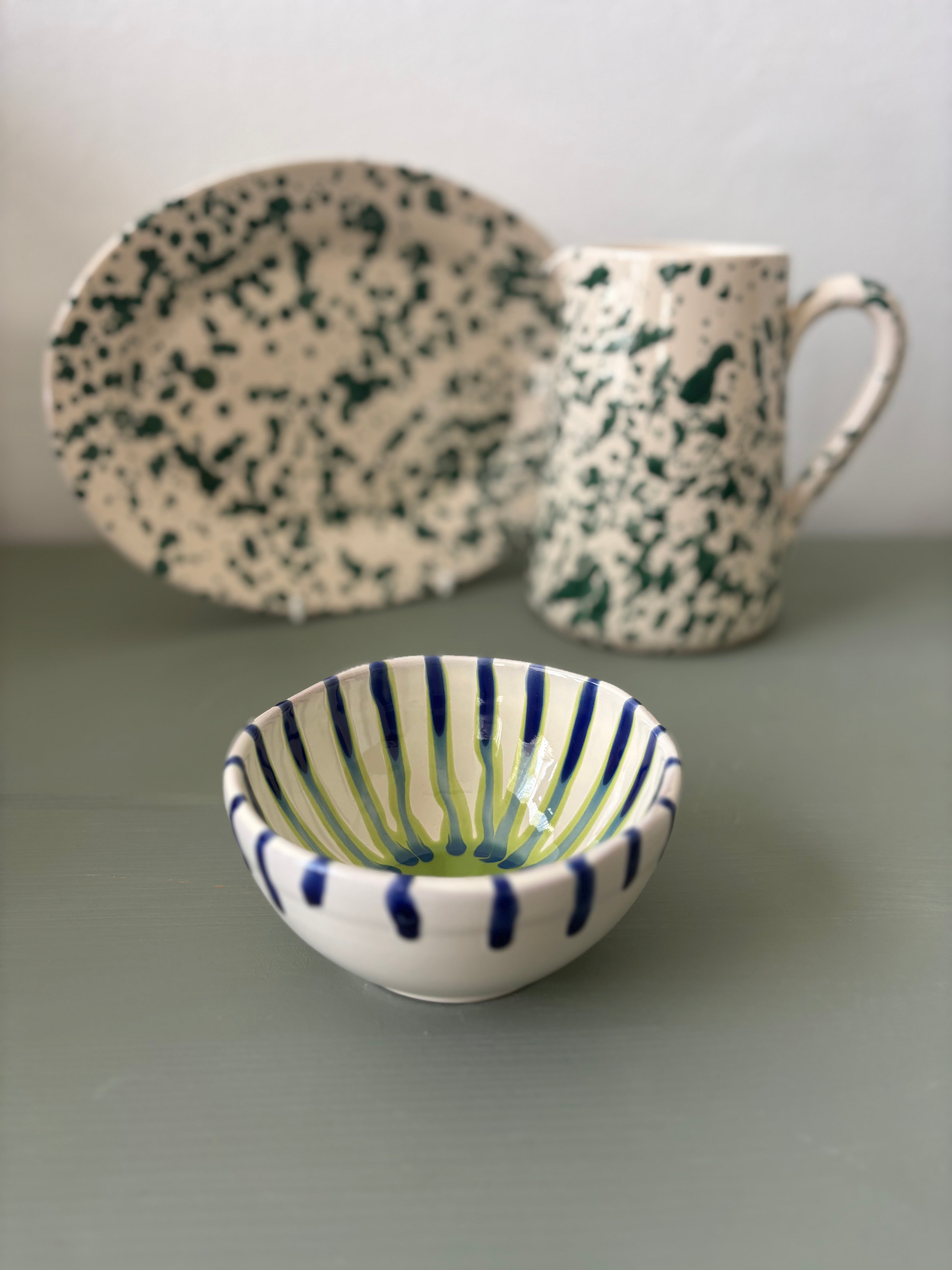 Teo farverig skål #158 - 12 cm