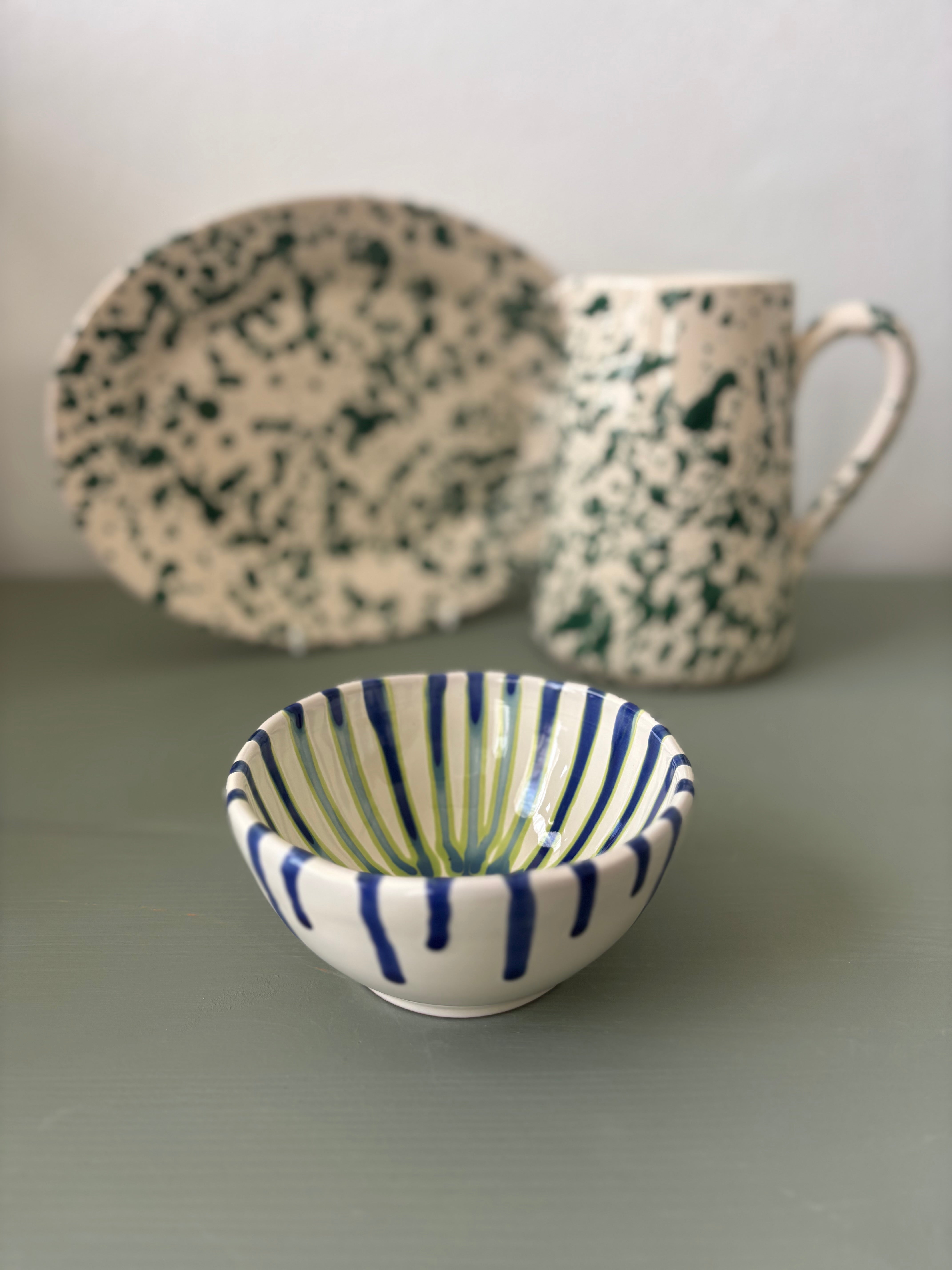 Teo farverig skål #159 - 12 cm