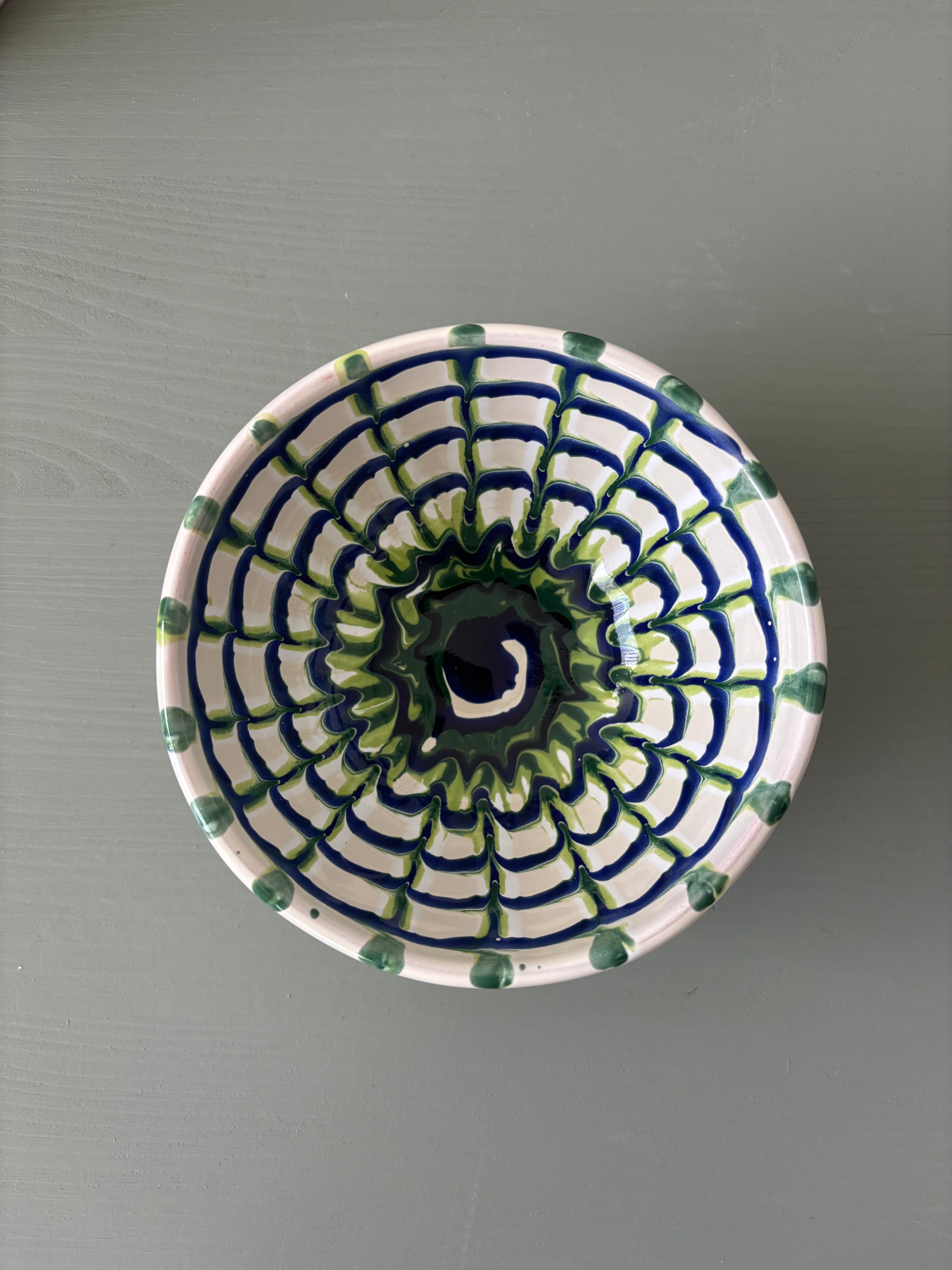 Teo farverig skål #161 - 12 cm