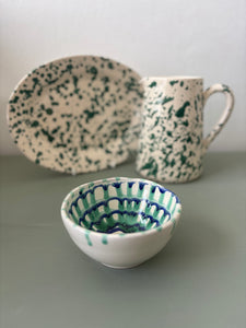 Teo farverig skål #163 - 12 cm