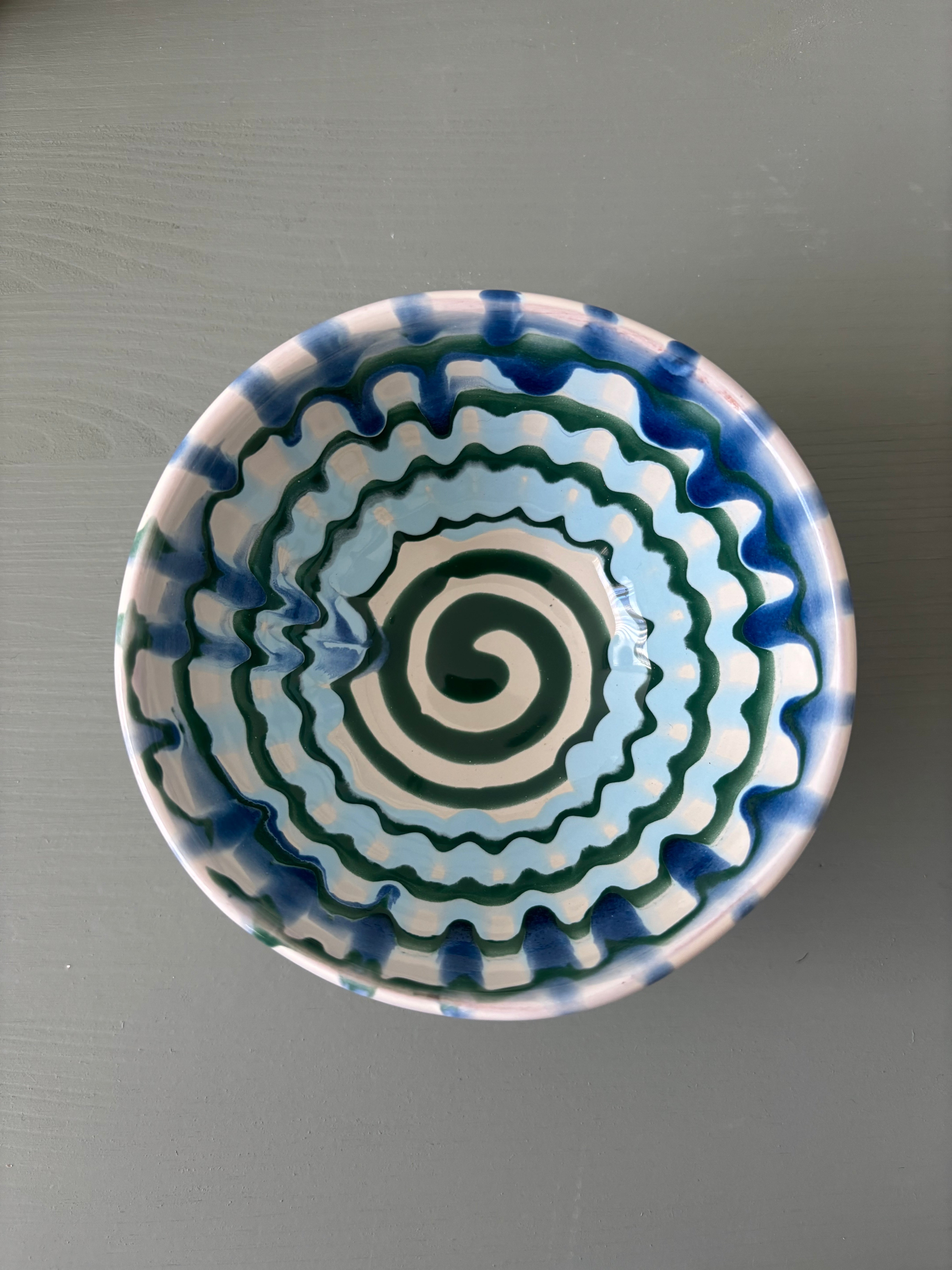 Teo farverig skål #165 - 12 cm