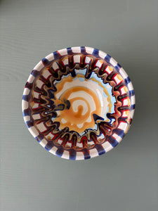 Teo farverig skål #166 - 12 cm