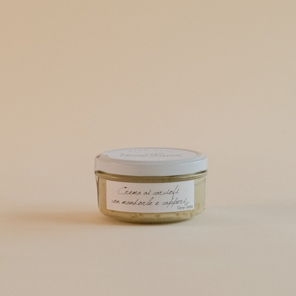 Creme af artiskokker, mandler og kapers - 150 gr.