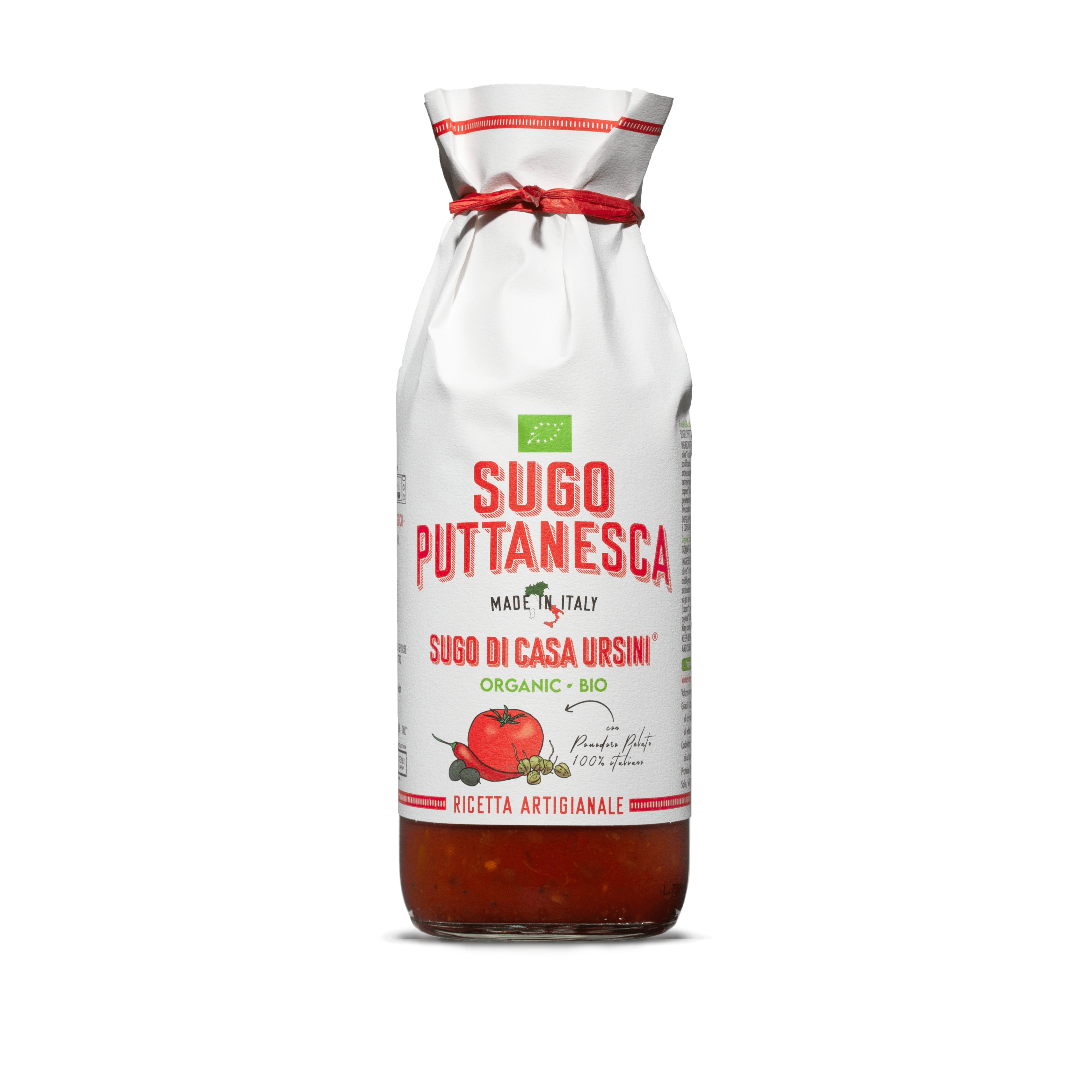 Organic Puttanesca sauce Sugo di Casa - 500 gr.