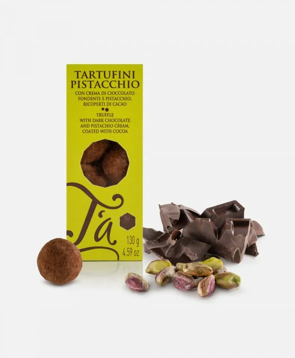 Pistachio truffle chocolate - 130 gr.