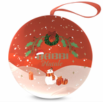 Indlæs billede til gallerivisning Rød Julekugle Med Babbini Wafers
