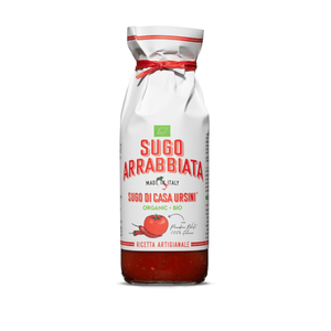 Organic All'arrabbiata sauce with peeled tomatoes and chili - 500 gr.