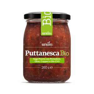Organic Puttanesca pasta sauce - 260 gr.