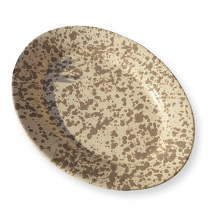 Serveringstallerken Rugiada Beige - 38 cm.