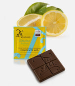 Load image into Gallery viewer, Dark chocolate bar flavored with lemon - 50 gr.
