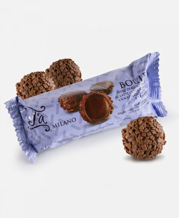 3 Mælke Chokolade & Hasselnød Boules - 35 gr.
