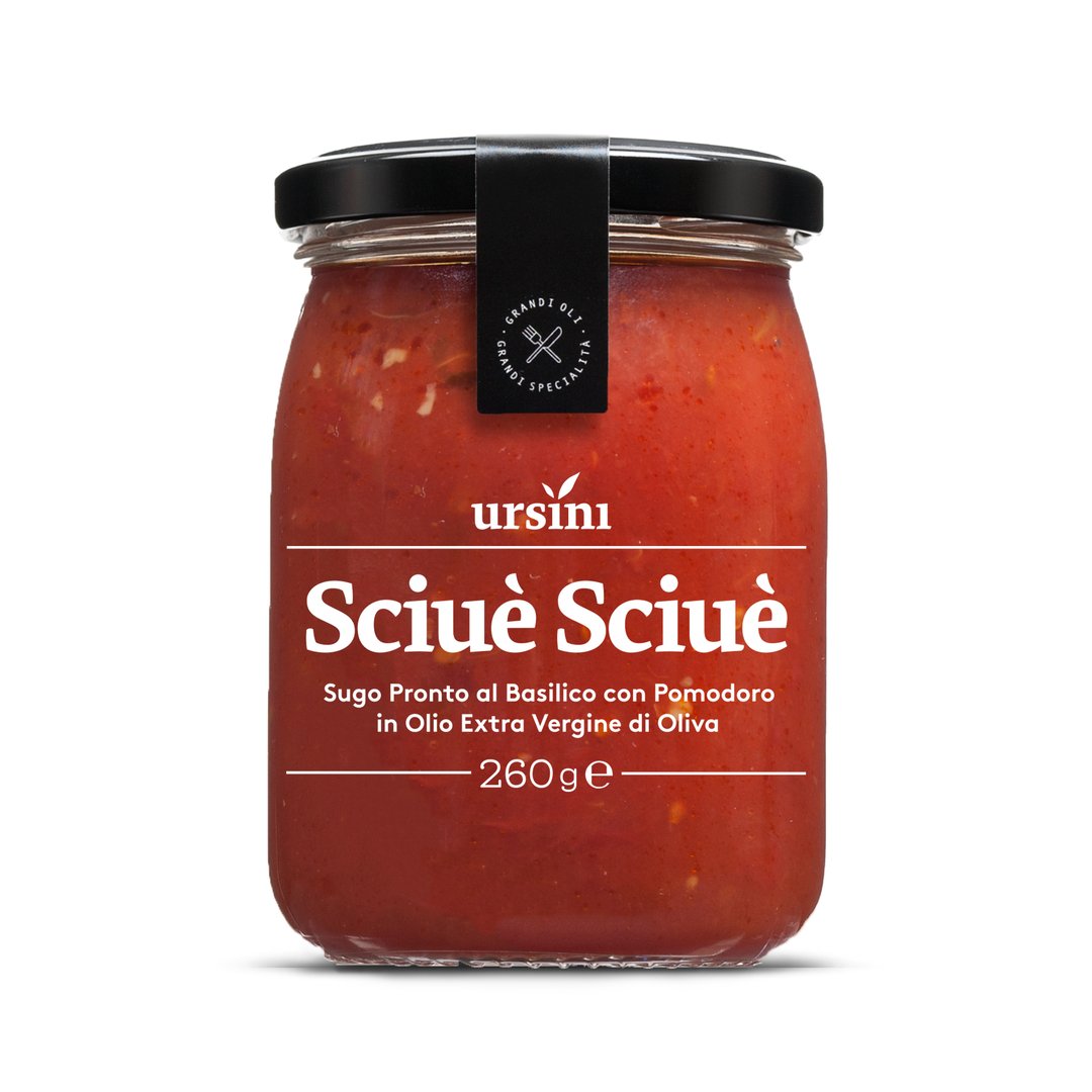 "Sciué Sciué" Sauce med basilikum - 260 gr.