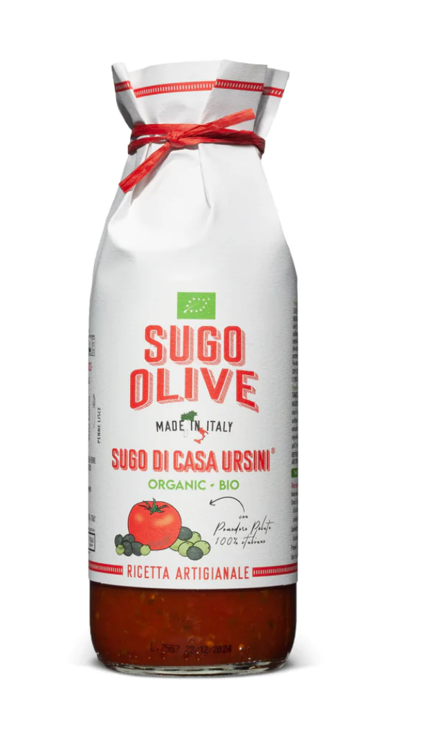 Økologisk Sugo di Casa Med Oliven - 500 gr.