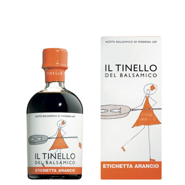 Il Tinello Orange Label Balsamic Vinegar of Modena IGP - 250 ml.