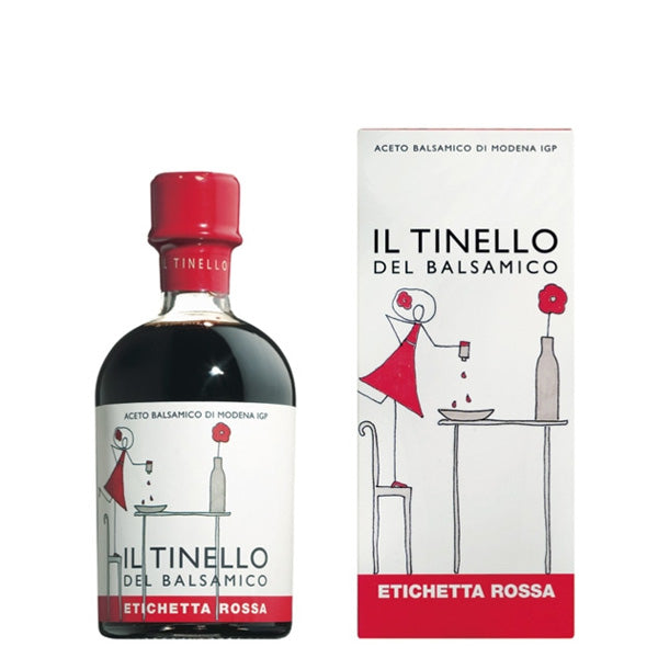 Il Tinello Rød Label Balsamico Af Modena IGP - 250 ml.