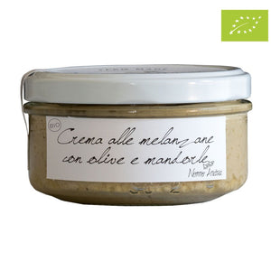 Økologisk Creme Af Aubergine, Oliven & Mandler - 150 gr.