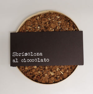 Chocolate Sbrisolona with IGP hazelnuts - 350 gr.